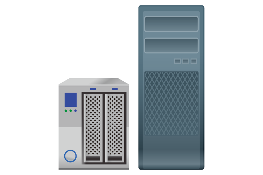 日々増え続けている現場の写真や資料でファイルサーバーの容量が足りない！