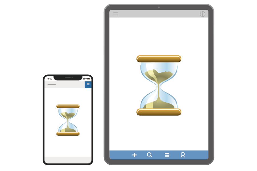 サーバー内の資料や図面が重く、外出先や現場でスマホ・タブレットですぐに表示できない！
