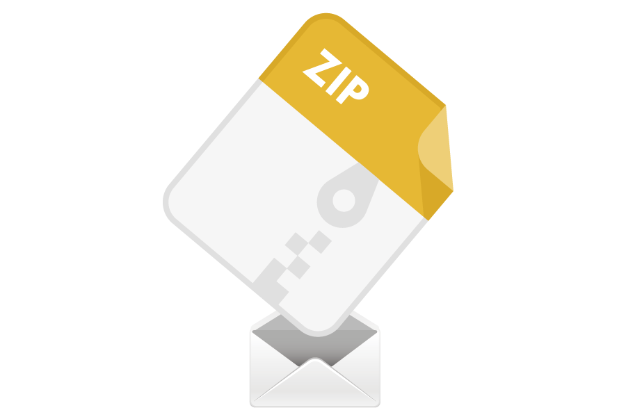 高画質な写真付きの資料が重すぎてメールに添付して送れない！